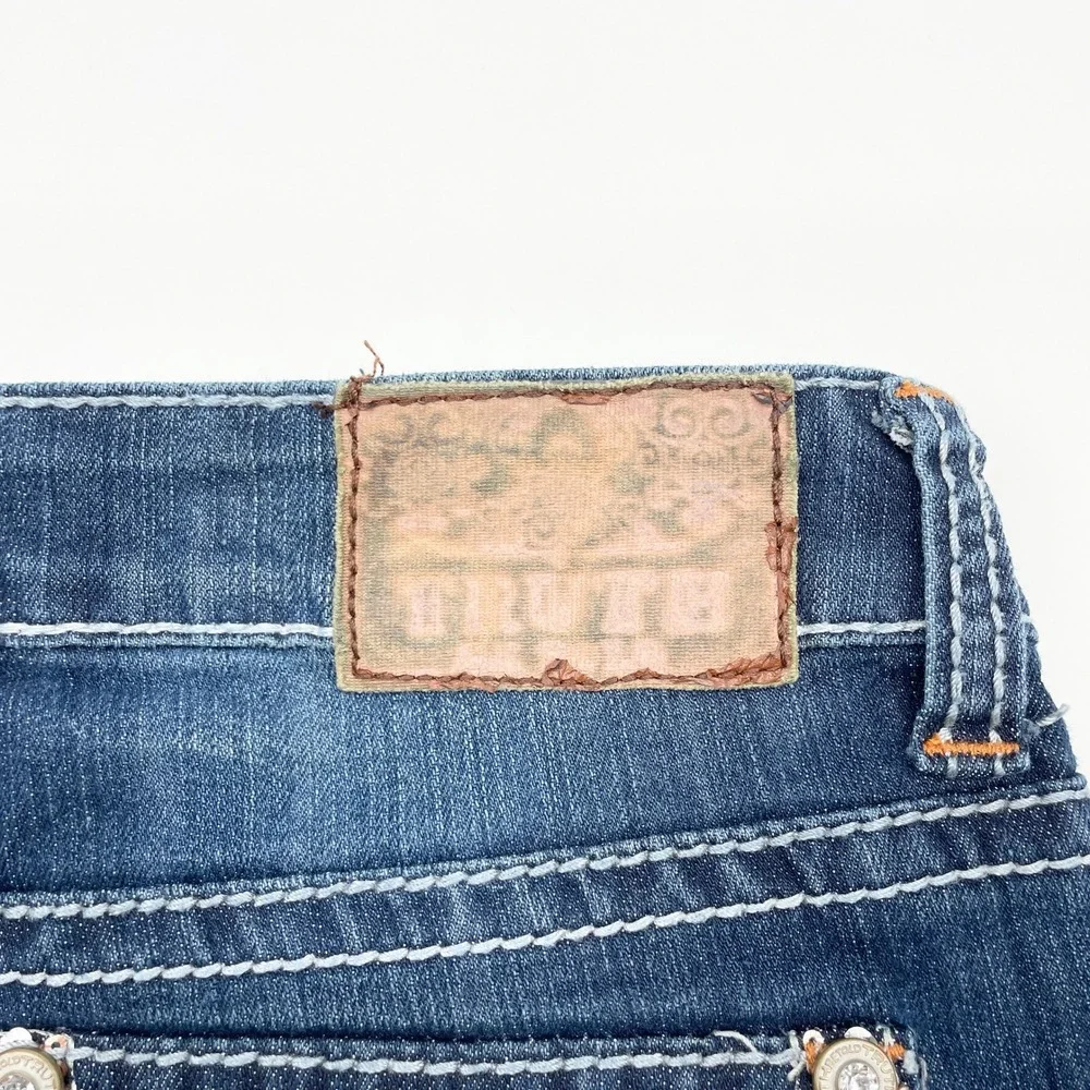 Truth Be Told Low Rise Jeans Size 7 Y2K Western Cowgirl McBling Indie Festival‎